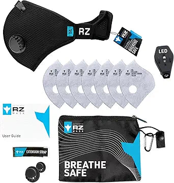 RZ Mask M2 Superior Bundle Pack - Reusable Dust Mask for Work