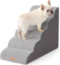 Gardner Pet Dog Stairs 22.8 in Curved 5-Step - Soft Foam for Small