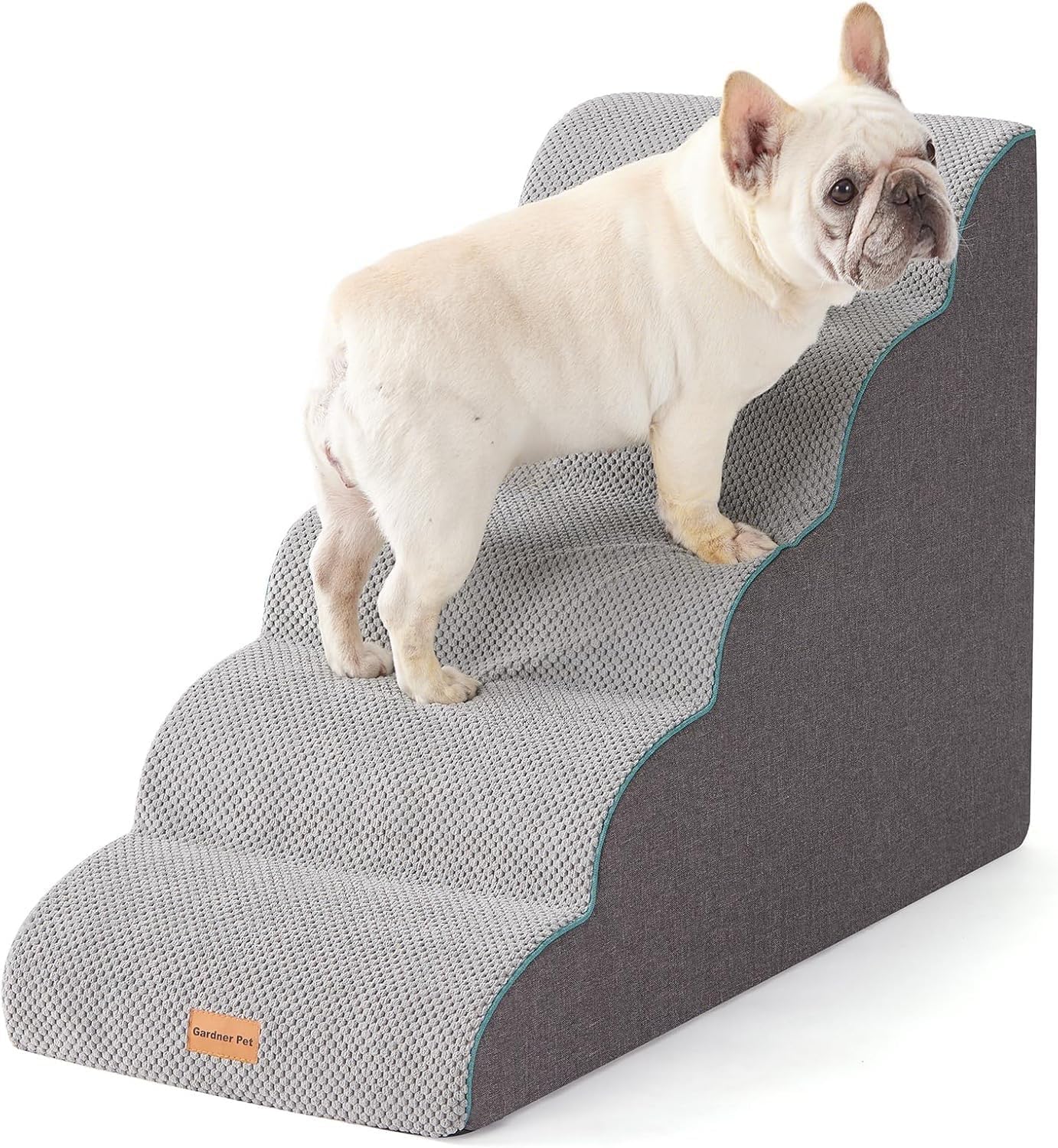Gardner Pet Dog Stairs for Small Dogs with Non-Slip Cover