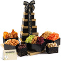 NUT CRAVINGS Sympathy Nuts & Dried Fruits Tower Gift Box - Condolence