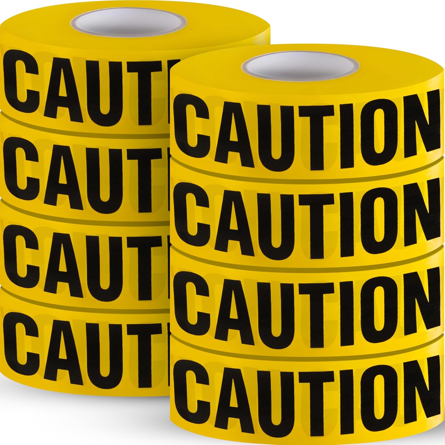 Premium Yellow Caution Tape Roll - 3 Inch X 1000 Feet Pack