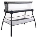 Baby Delight Beside Me Nova Bedside Bassinet - Portable Charcoal Tweed
