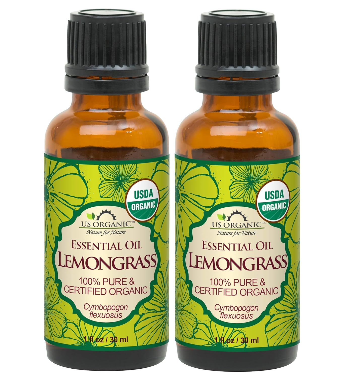 100% Pure Lemongrass Essential Oil for Hair and Aromatherapy