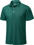 Mens Golf Shirt Dry Fit Polo for Men - Quick-Dry Performance