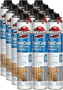 Kraken Bond Fastcoat Spray Foam Insulation for Easy Use