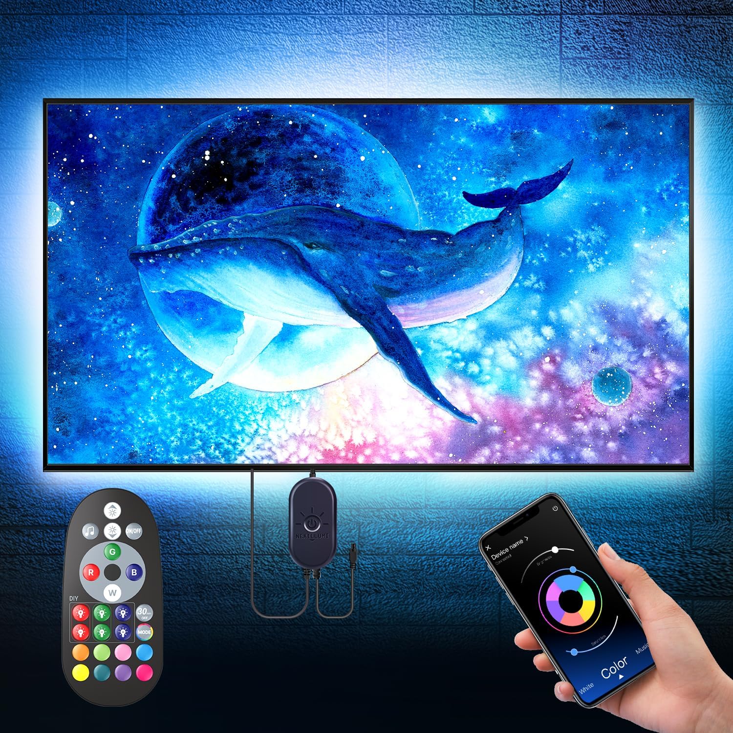 Transform Your TV: Nexillumi 16.4ft RGB LED Backlight