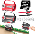 Wheel Wrapping Paper Cutter & Tape Dispenser 2-Pack - Smooth Roller