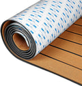 OCEANBROAD EVA Foam Boat Flooring Faux Teak Sheet - Cushioned Marine