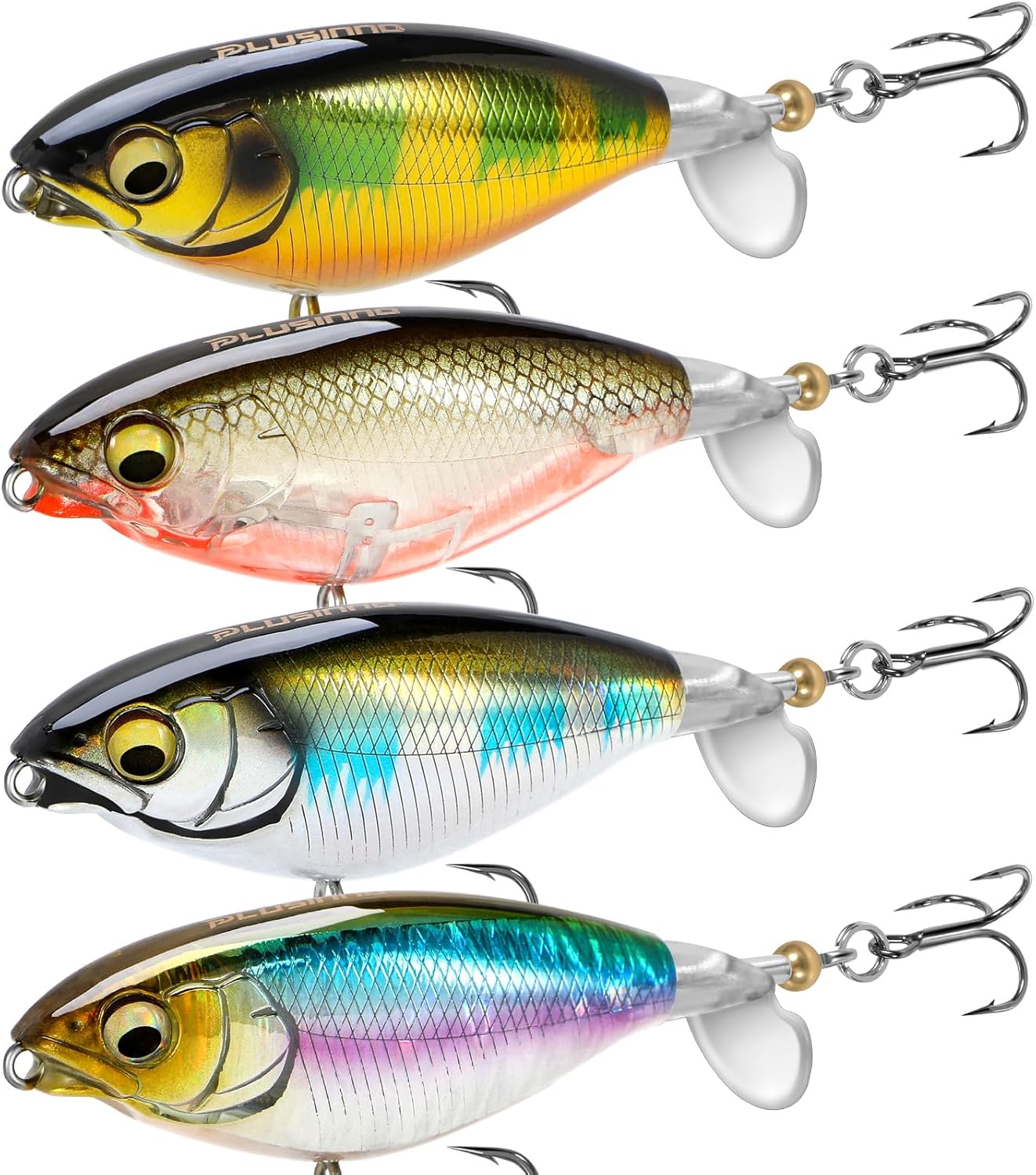 PLUSINNO Top Water Plopper Lures - Catch Bass!