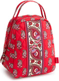 Vera Bradley Premium Cotton Lunch Bag in Flowering Paisley Goji