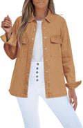 Jean Jackets for Women Lightweight Cotton Denim Shacket - 2025 Fall