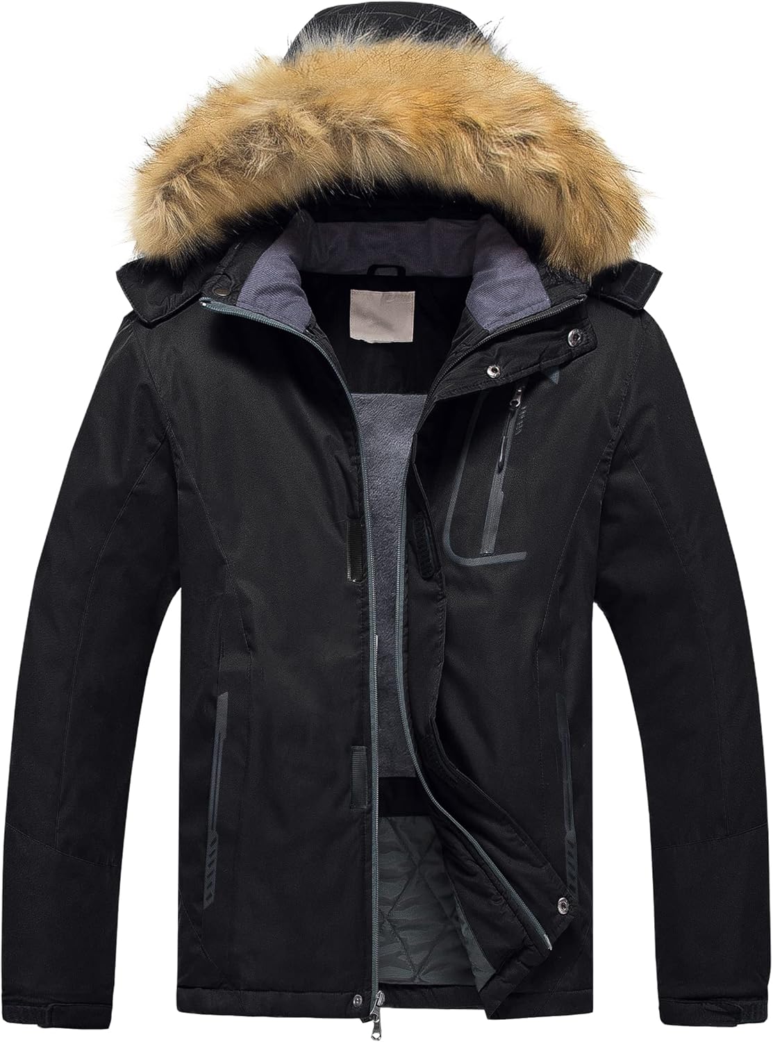 Pursky Men's Waterproof Ski Jacket - Stay Dry & Stylish!