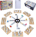 Double 12 Mexican Train Dominoes Set for Adults and Families
