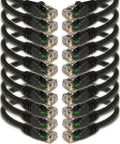 Cat5e Network Ethernet Patch Cable 50ft 10 Pack - Reliable Home Wiring