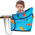 Portable Hook-on High Chair for Baby - Blue Clip-on Seat for Travel