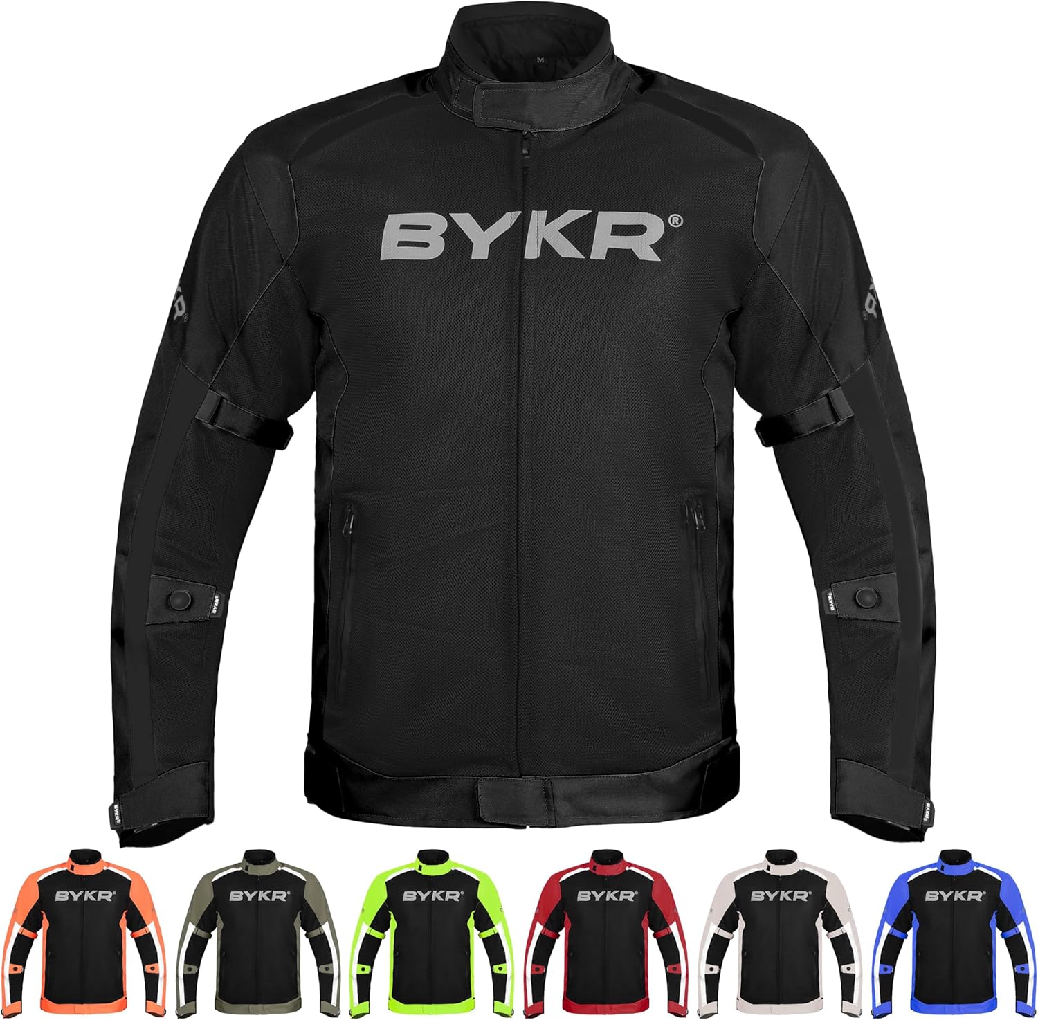 BYKR Mesh Motorcycle Jacket for Men - Breathable and Protective