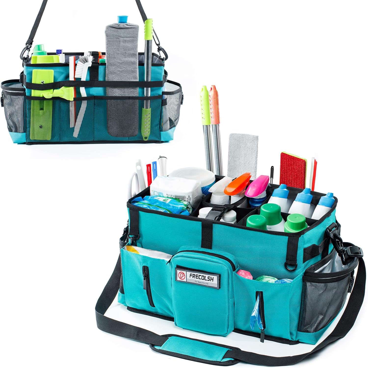 Large Cleaning Supplies Organizer for Housekeepers and More