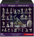Heroes NPC Animal Companions & Troll King DND Miniatures - 29