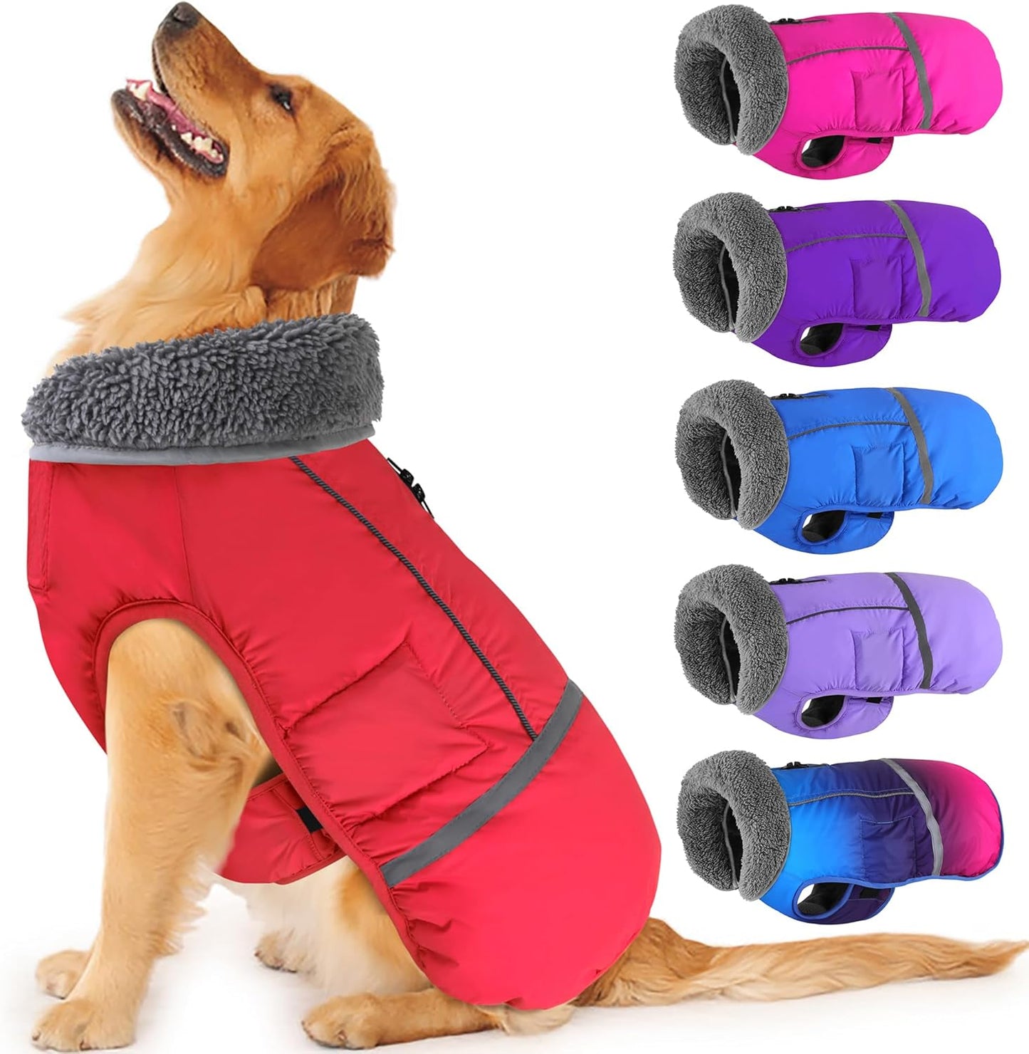 Dogcheer Warm Dog Coat for Winter Weather Protection and Comfort