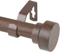 Rod Desyne Dark Walnut Curtain Rod: 48-84 inch
