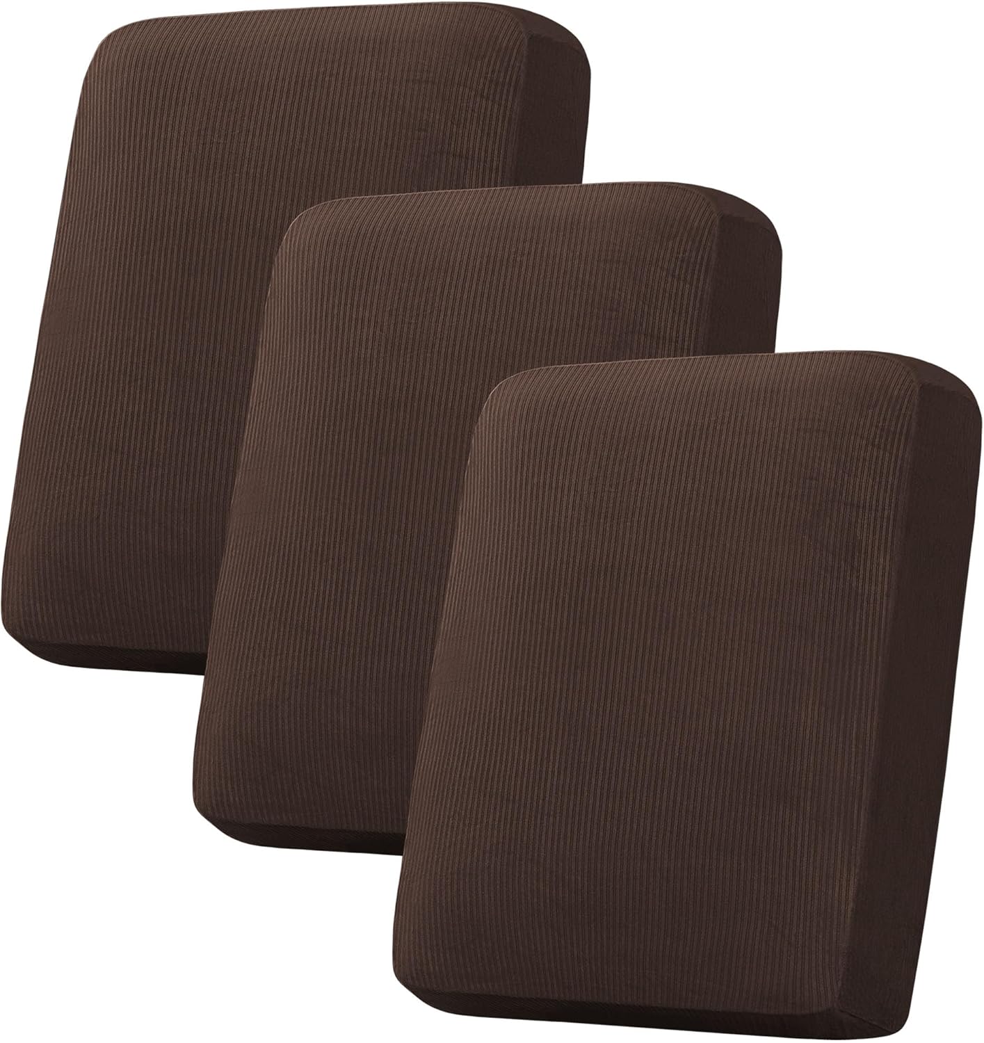 H.VERSAILTEX Velvet Stretch Couch Cushion Cover for Sofa