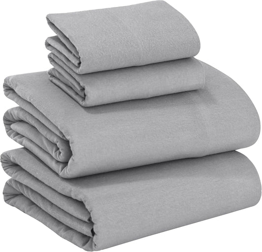 100% Cotton Flannel Sheets Queen Size - Cozy All Season Bedding