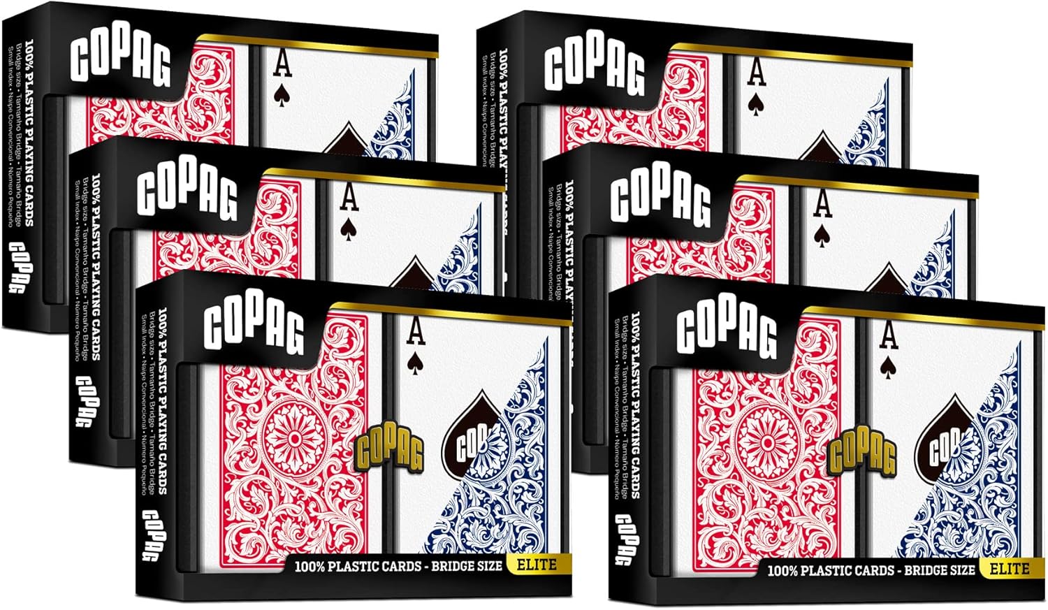 Copag 1546 Design 100% Plastic Playing Cards for Endless Fun