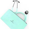 Matte Black Turquoise Stethoscope MBGT - Lightweight Dual Head Classic