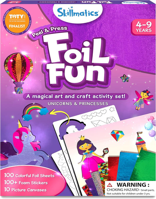 Creative Foil Art Kit for Kids 4-9 - No Mess Fun!