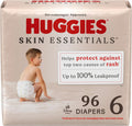 Huggies Size 6 Diapers Skin Essentials - Gentle, Leak-Resistant Fit