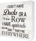 Funny Office Quote Wood Box Sign 5 x 5 in - Rustic Desk Decor