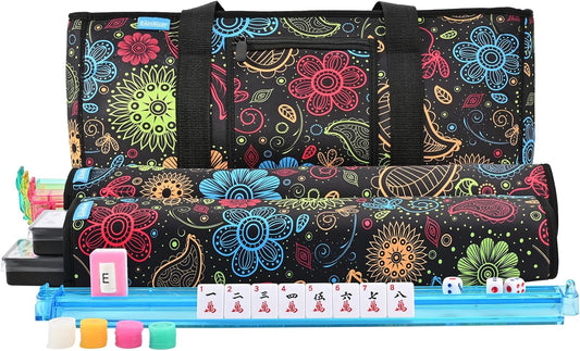 EdenRiver American Mahjong Game Set with 166 Tiles and Racks