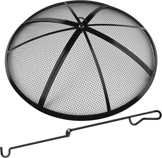 22 Inch Round Fire Pit Spark Screen for Outdoor Use and Safety