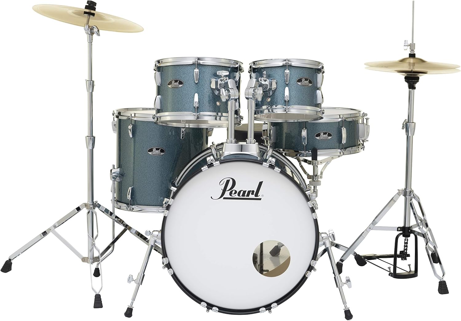 Pearl Roadshow 5-Piece Complete Drum Set with Cymbals and Stands