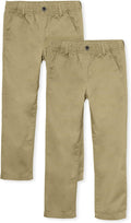 The Children's Place Stretch Pull on Relaxed Straight Chino Pants