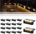 SOLPEX Solar Fence Lights for Outdoor Deck and Garden Decor