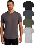 True Classic Mens Curved Hem Tee - Modern Fit, Soft Comfort Pajama