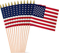 Super Tough Small American Stick Flags for Patriotic Decor