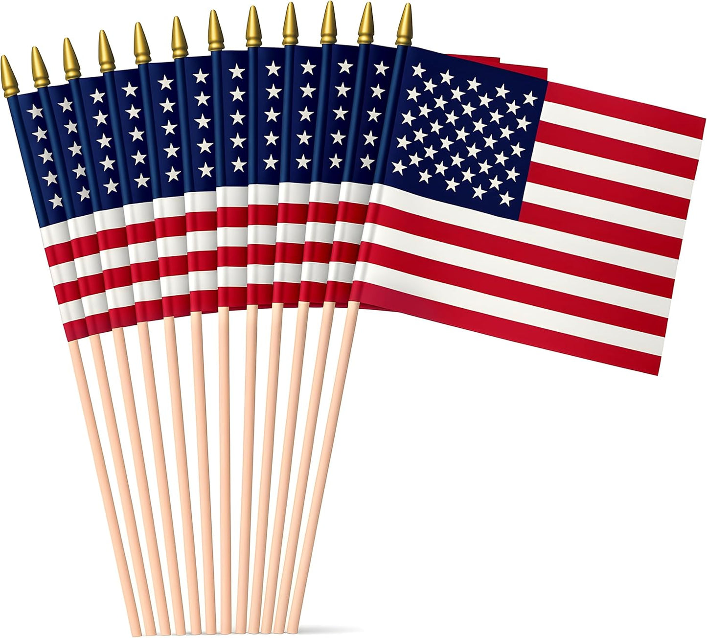 Super Tough Small American Stick Flags for Patriotic Decor