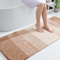 OLANLY Bathroom Runner Rug 59x24 in Beige - Soft Absorbent Mat