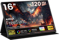 Portable Monitor 16 in 2K QHD 2560x1600 - Travel 120Hz Display