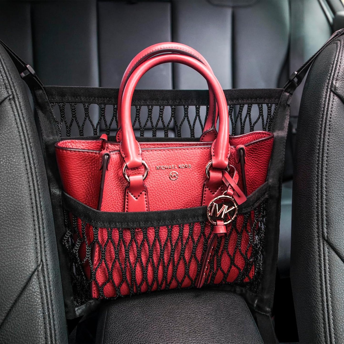 AMEIQ Car Organizer: 3-Layer Mesh Storage
