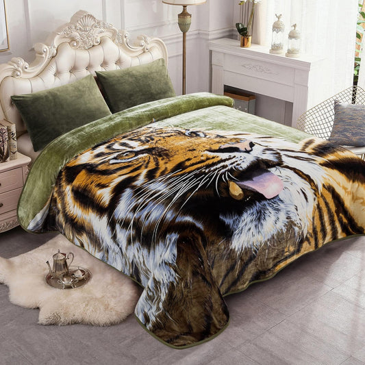 JYK Plush Fleece Blanket Queen Size for Cozy Autumn Nights