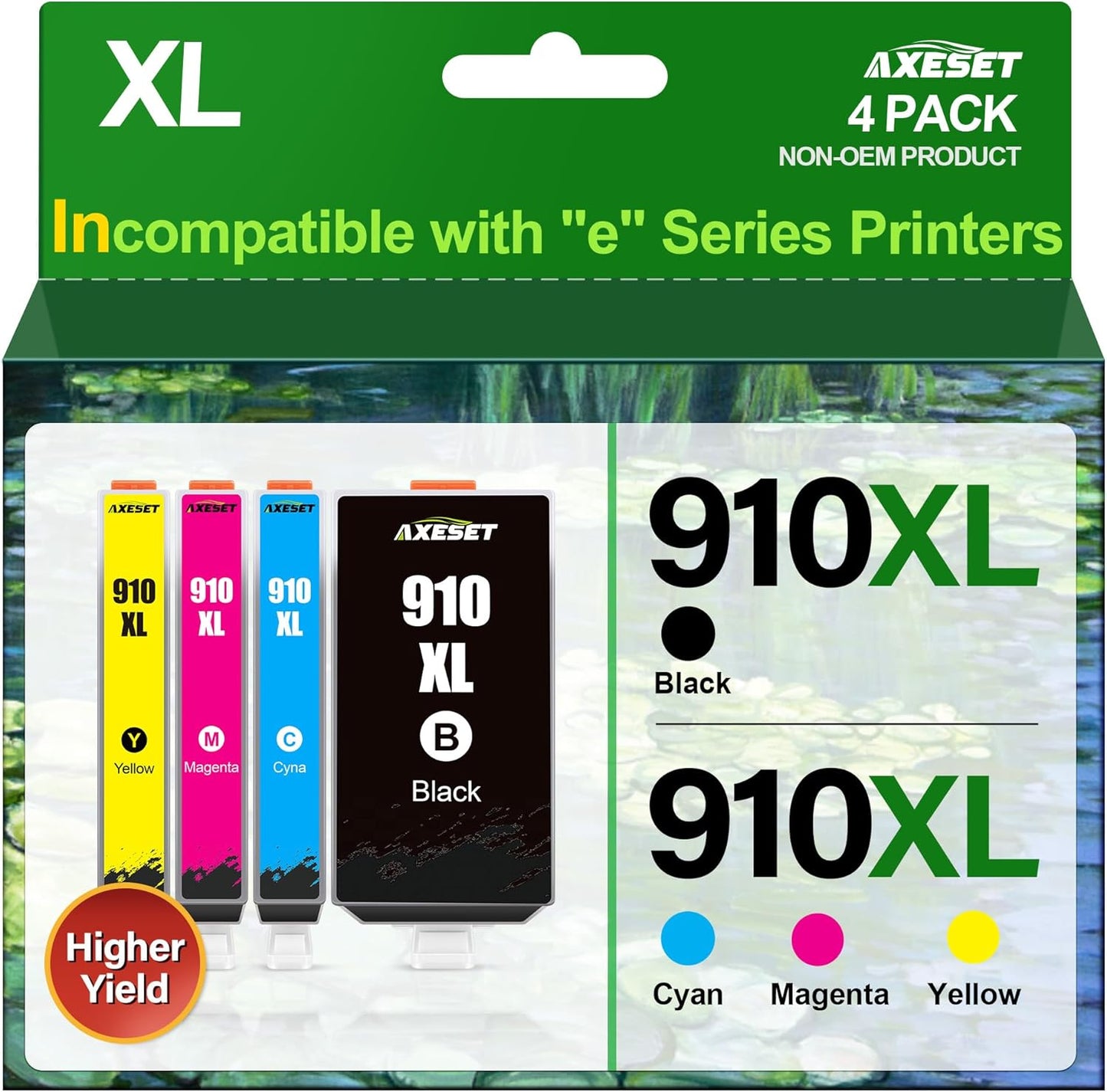 High-Yield HP 910XL Ink Combo Pack - Print More!