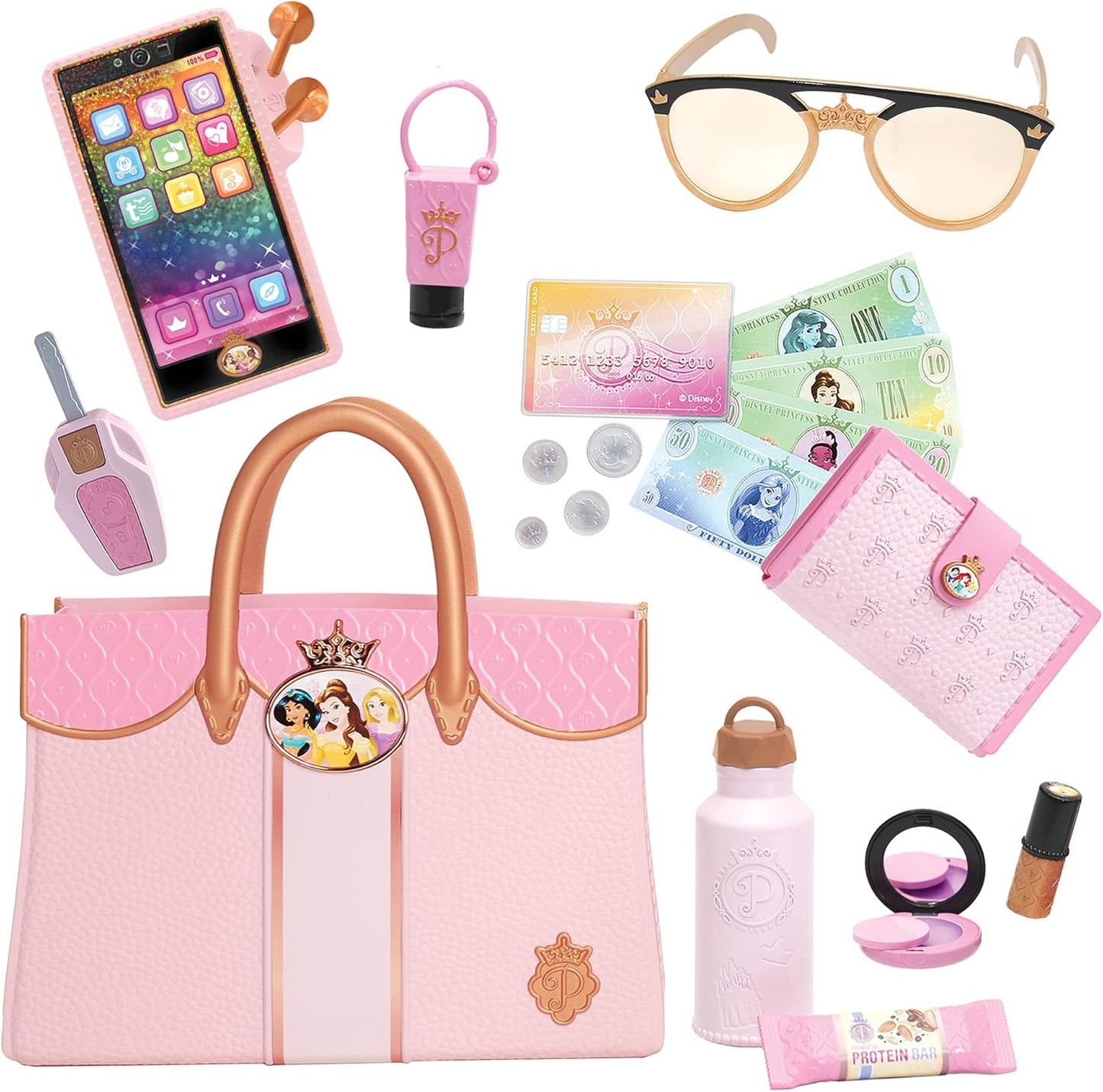 Disney Princess Style Collection Deluxe Tote Bag for Kids Fun