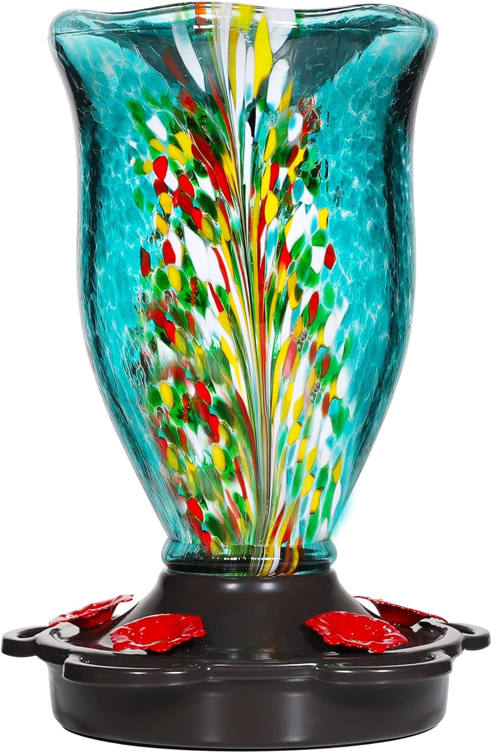 LUJII Hummingbird Feeders for Outdoors with Ant Guard and More