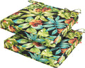 Patio Chair Cushion 18x18x2.5 2-Pack - Waterproof Comfort for Patio