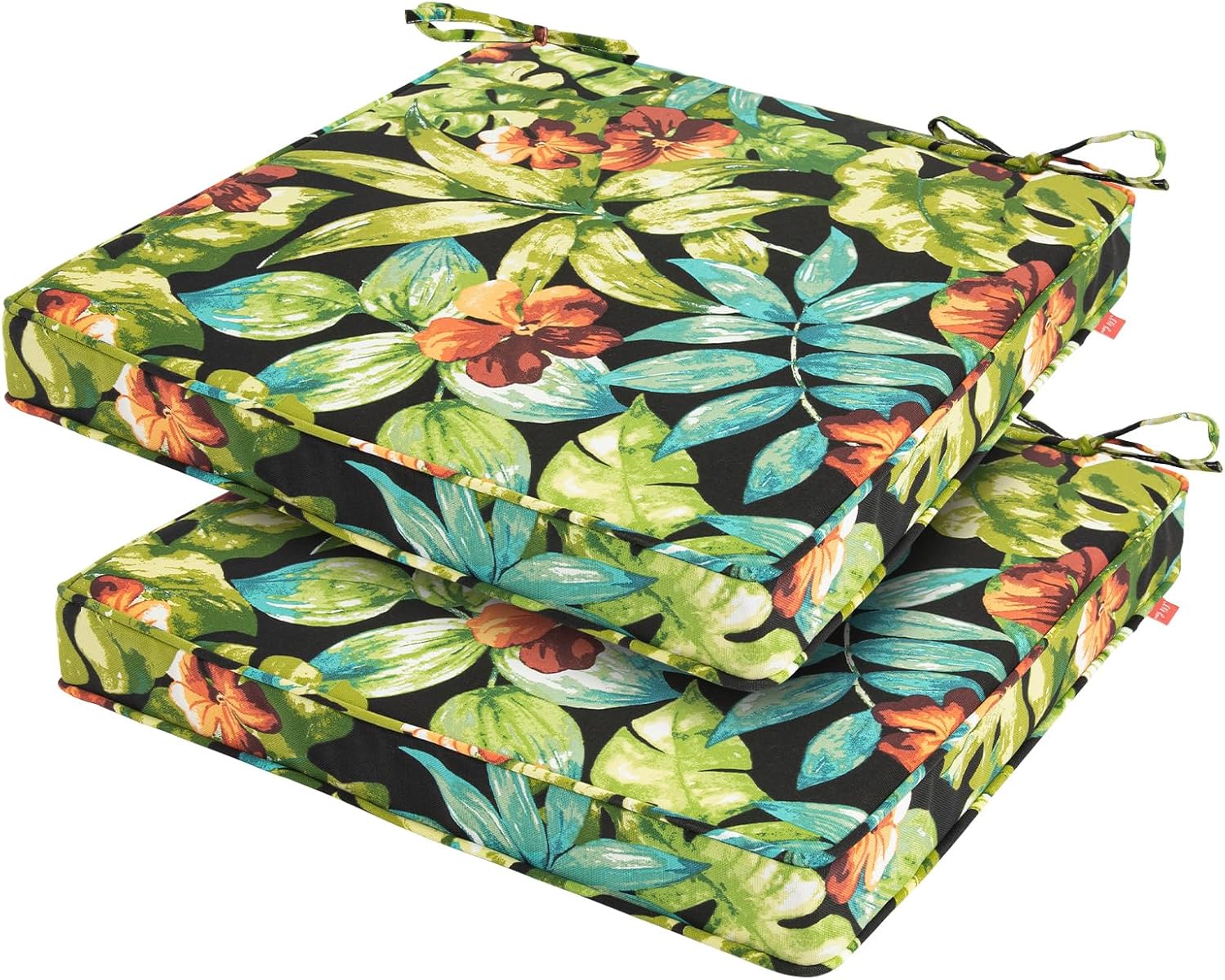 Patio Chair Cushion Set of 2 for Indoor and Outdoor Use