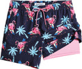 Men's 5.5 in Swim Trunks with Compression Liner - Quick Dry Fit