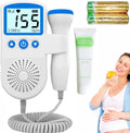 Fetal Heartbeat Doppler Portable Baby Monitor - Easy At-Home Use